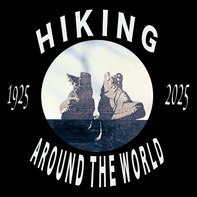 Hiking Around the World Boots Logo
