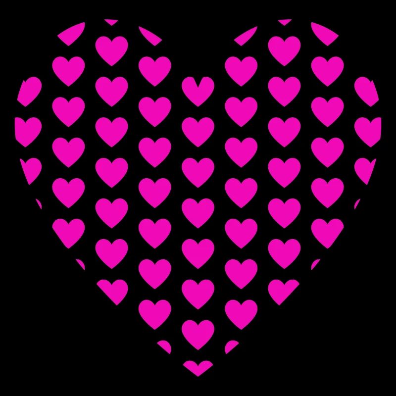 Heart Hearts Patch Pattern