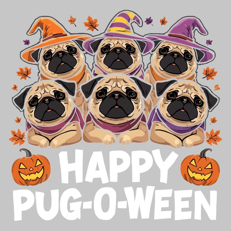 Mops-O-Ween Hexenhut Möpse