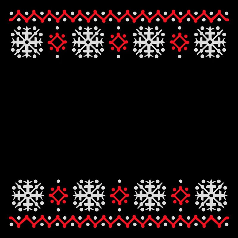 pull moche motif de Noël flocons de neige cool