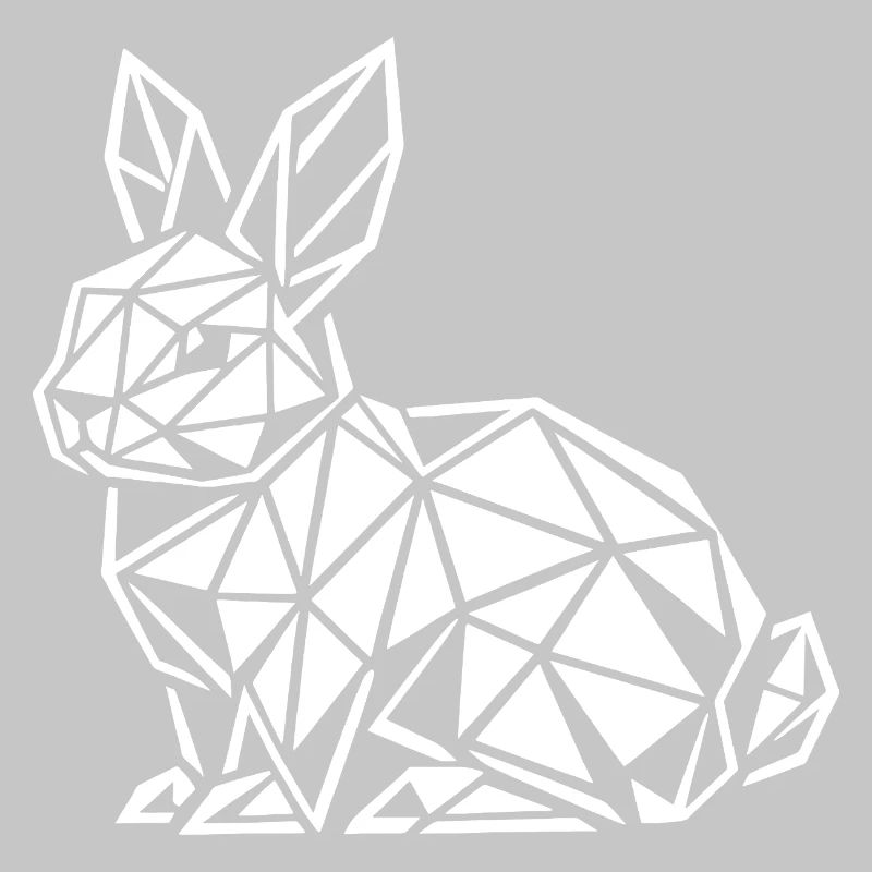 Geometric Rabbit Magic Easter Bunny