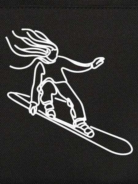Snowboarder Mädchen