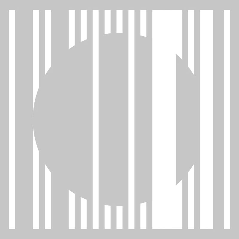 Vertical Stripe Circle