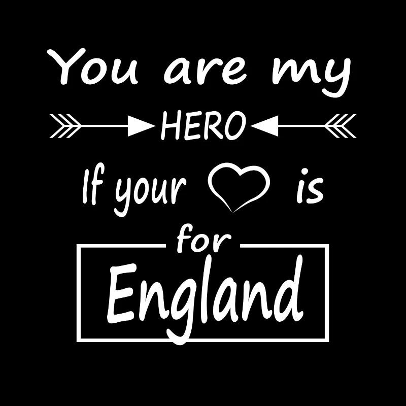 Message d’amour de héros England