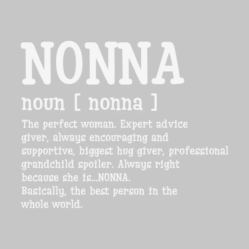 Nonna Defination Muttertag