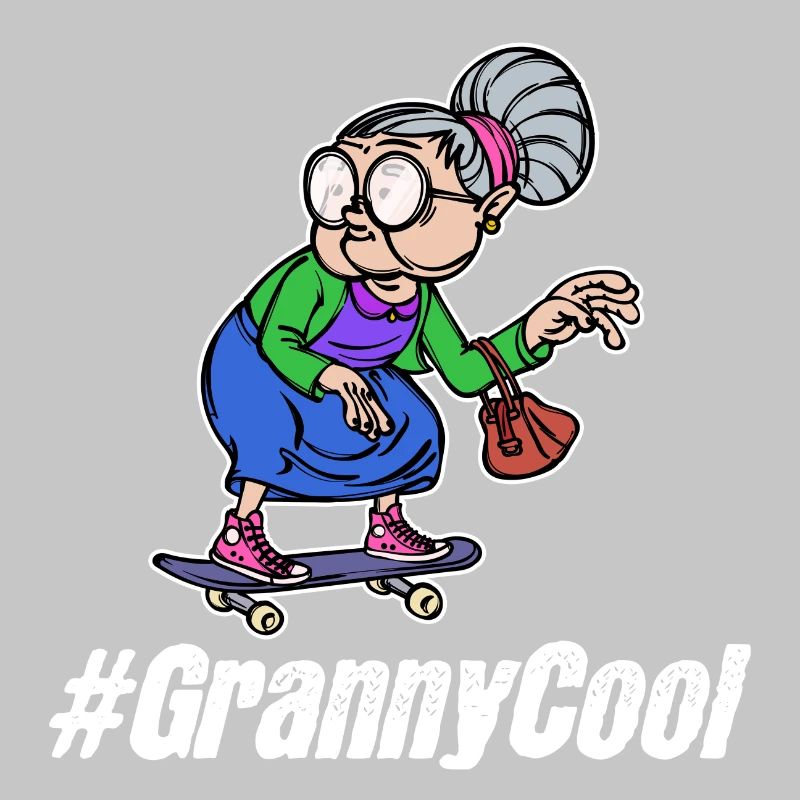 Cool Oma Brille Großmutter Statement Alte Frau