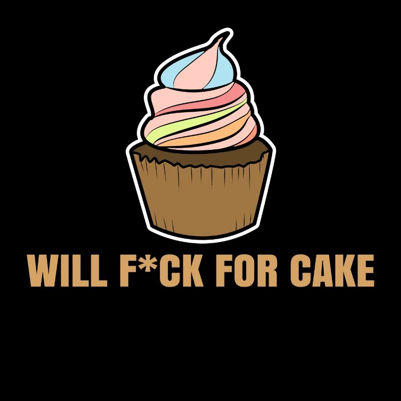 Cake Humorous Candy Statement Cupcake