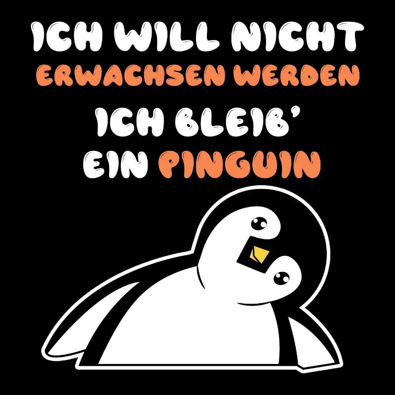 Lustig Statement Tier Vogel Pinguin Seevogel Zoo