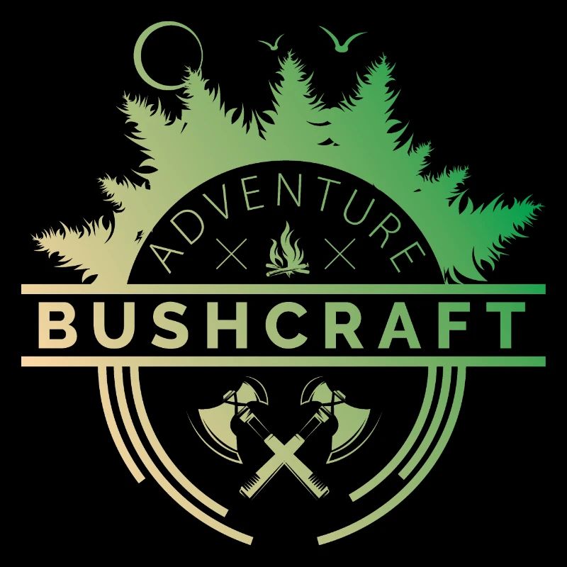 bushcraft suvival symbol logo icon Abenteuer