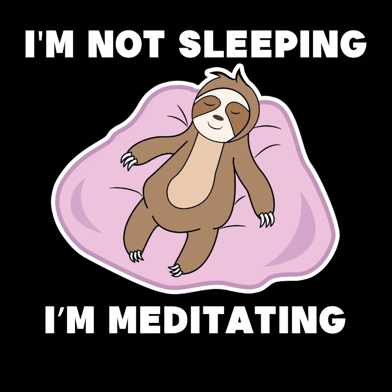 Jungle Sleeping Sloth Déclaration Chilling Animal