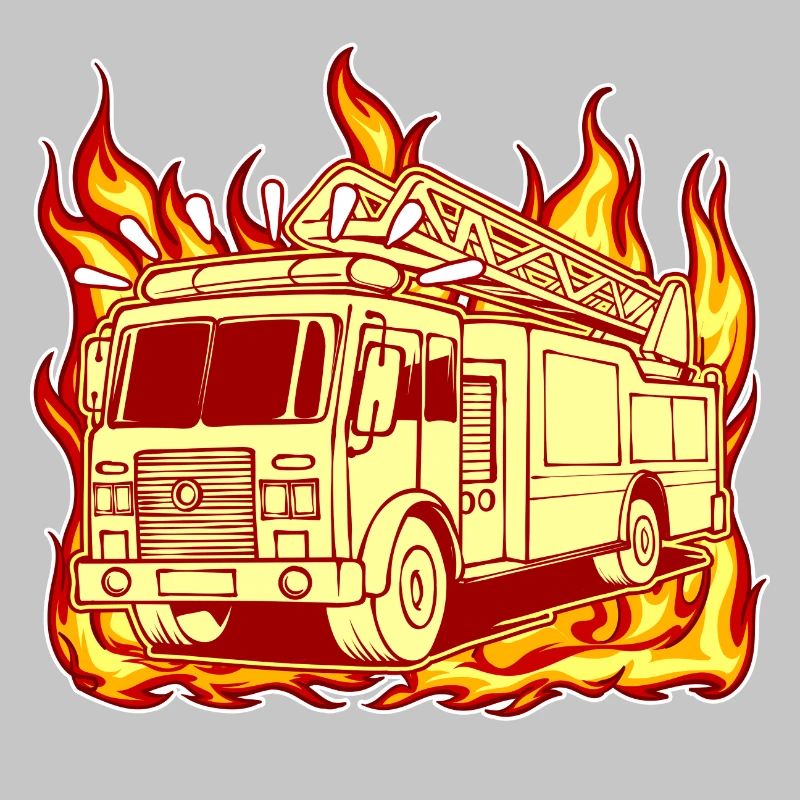 Fire Burning Fire Brigade Fire Engine Fire Protection