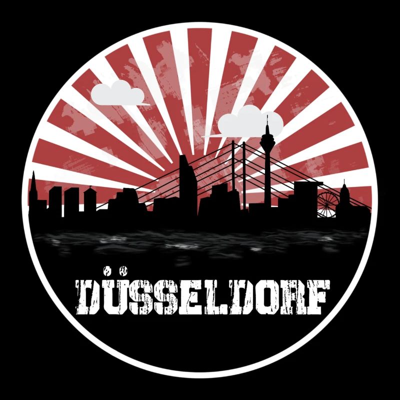 Match à domicile de Düsseldorf Skyline