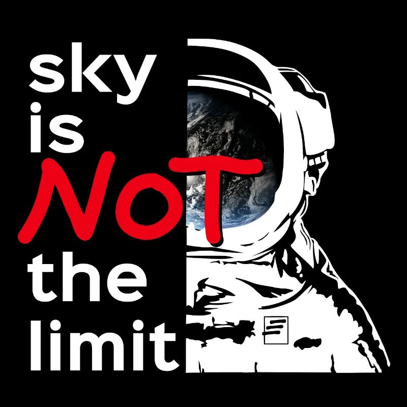 sky is Not the limit white