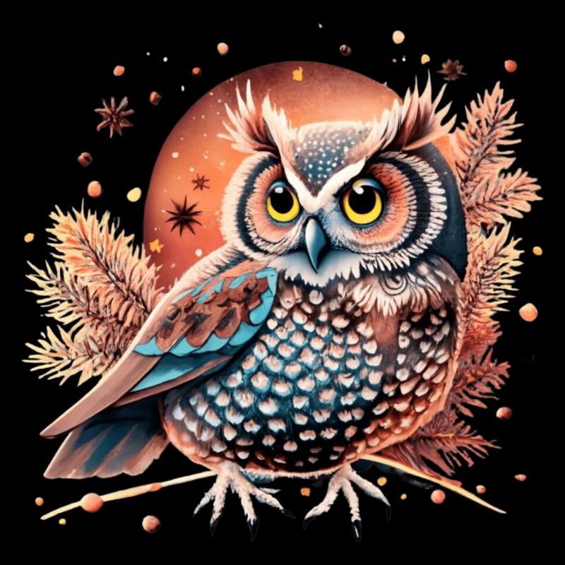 hibou_ chouette mignon