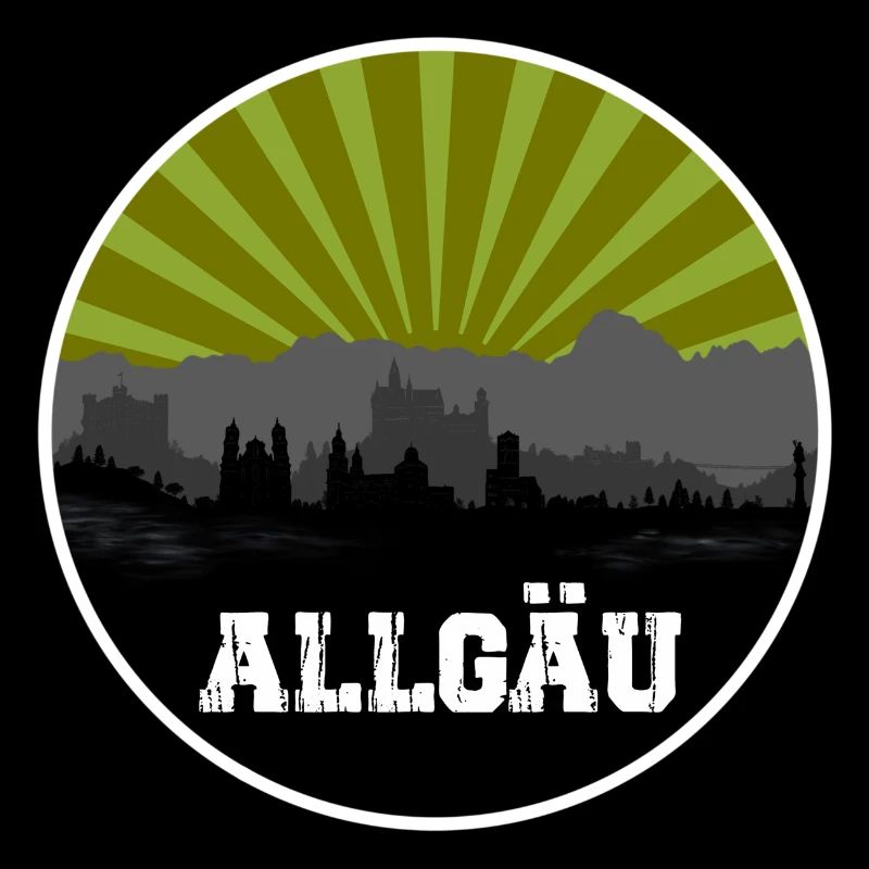 Allgäu Retro Skyline