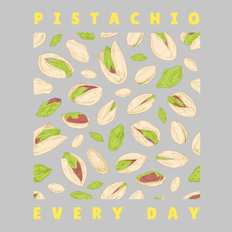 Pistachio Nuts Pattern for Apparel