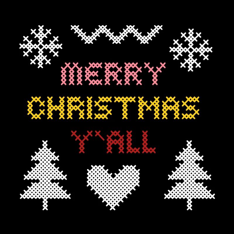 Festive Christmas Heart Pattern