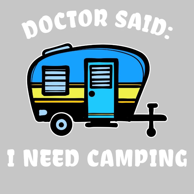 Urlaub Statement Wohnwagen Camping Wanderer