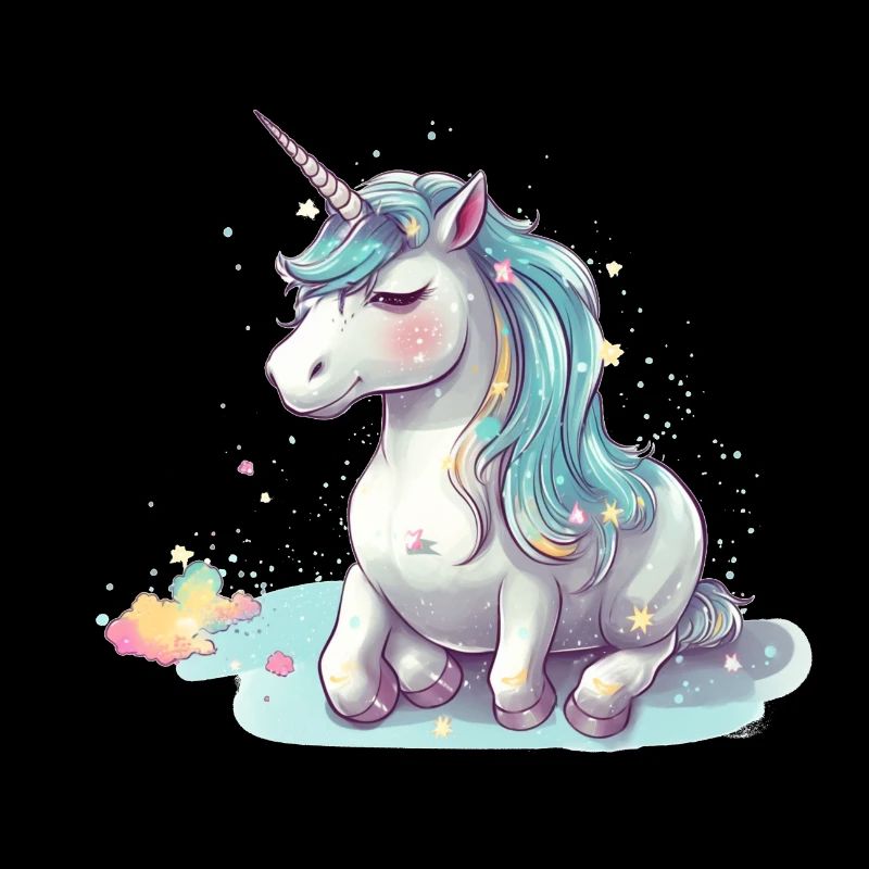 Reclining Unicorn