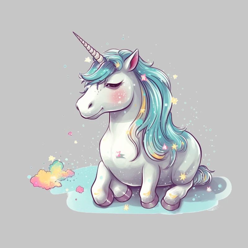 Liegendes Einhorn