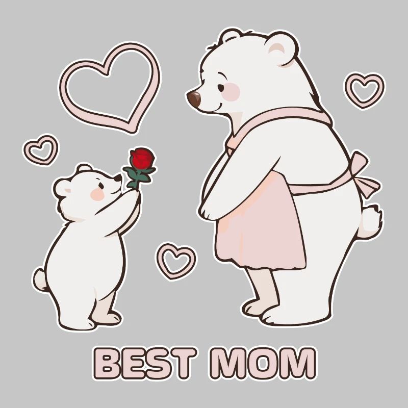 Bären Herzen Beste Mutter Muttertag