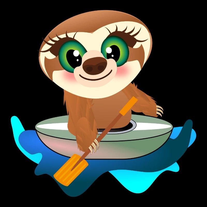 KIDS KAYAK CANOE SLOTH