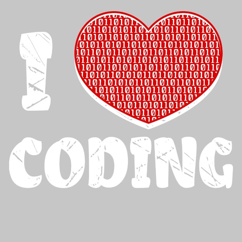 Développeur Heart Coding Statement Programmeur