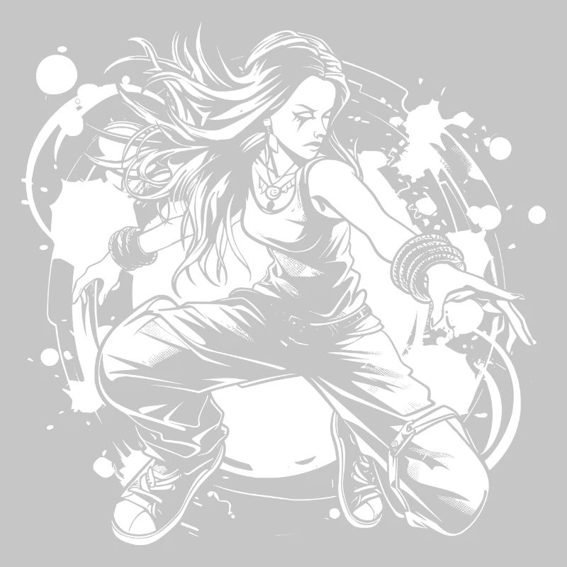 Breakdancer Mädchen