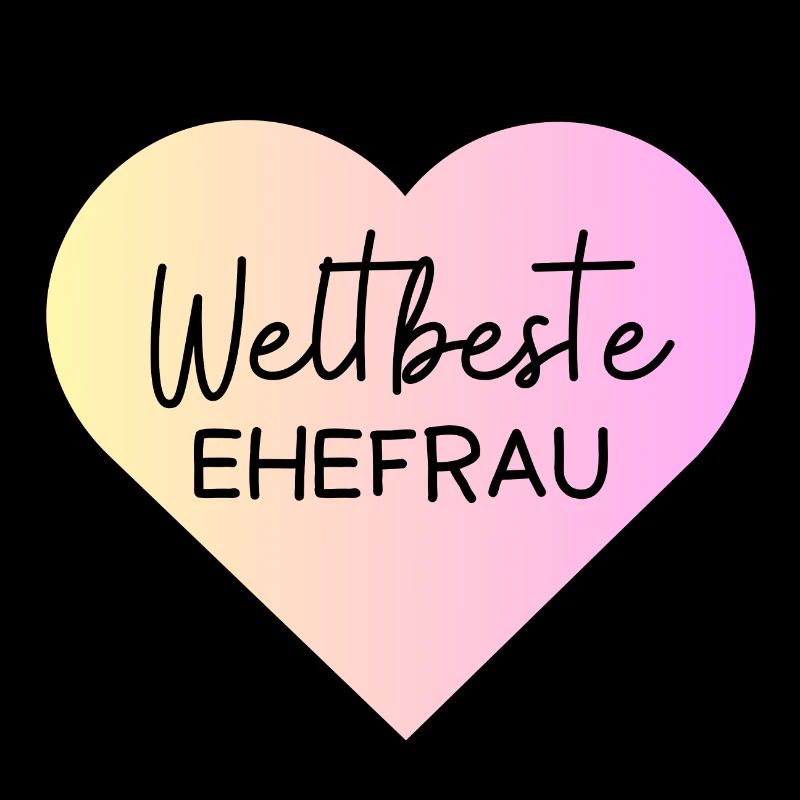 Weltbeste Ehefrau! Herz, personalisierbar