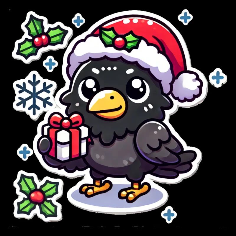 Méfait festif du corbeau