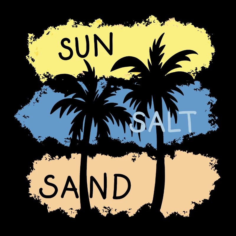 Soleil, sel, sable, vacances, bains de mer