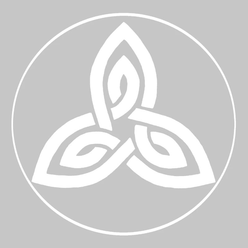 Fleur celte blanche