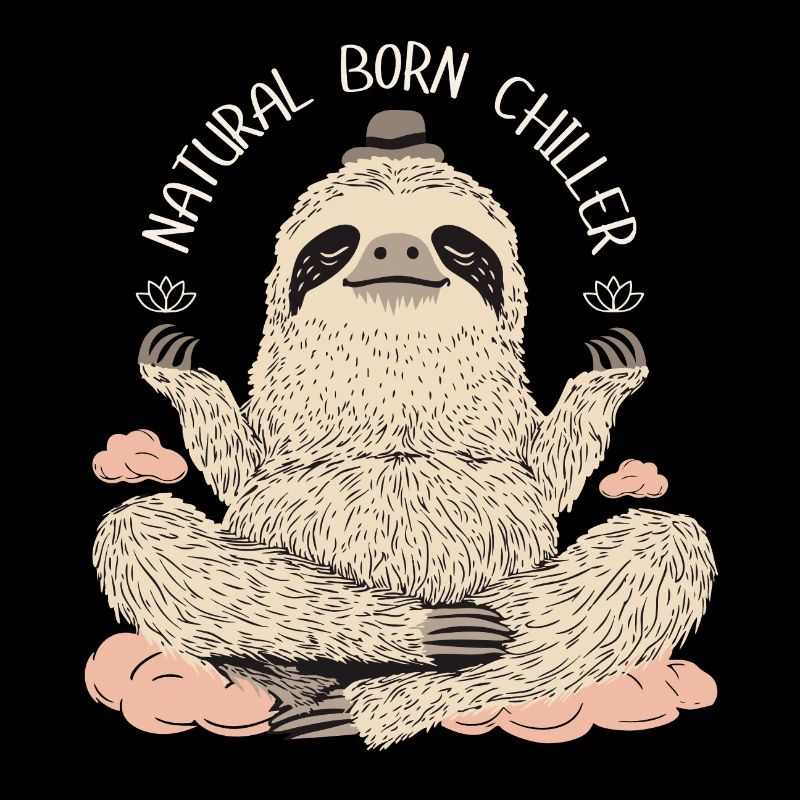 Zen Sloth – Cool Chill Motif