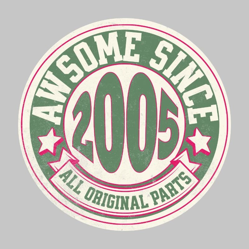 Vintage-Logo 2005 authentische Herkunft