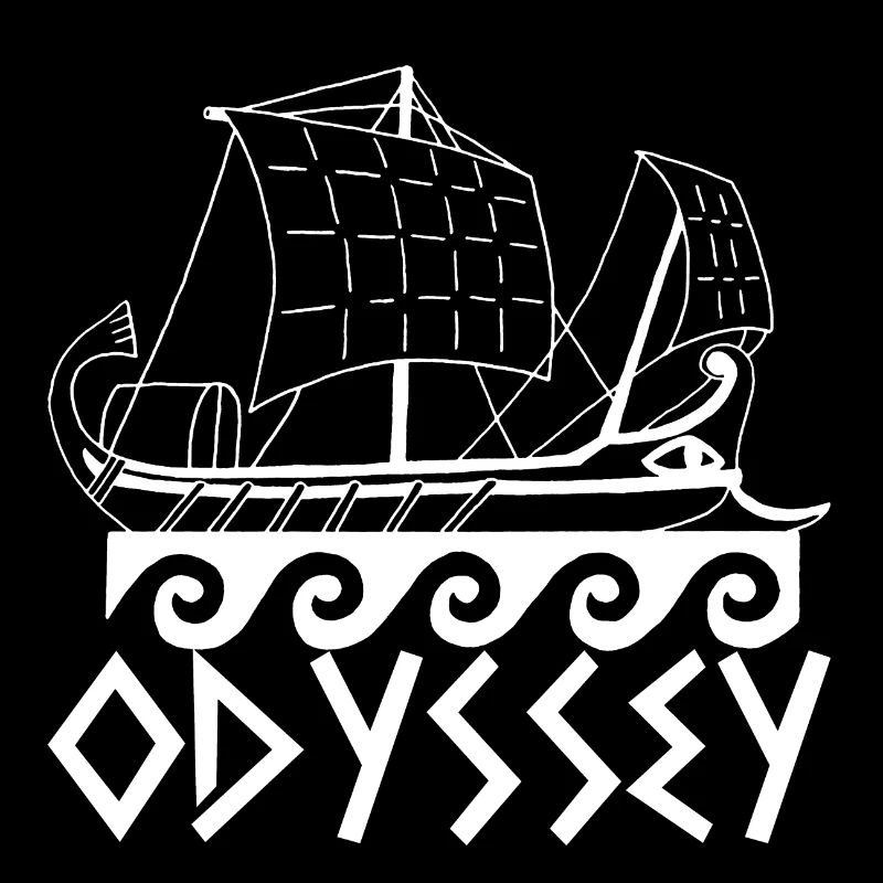 Die Odyssee des Odysseus (schwarz)
