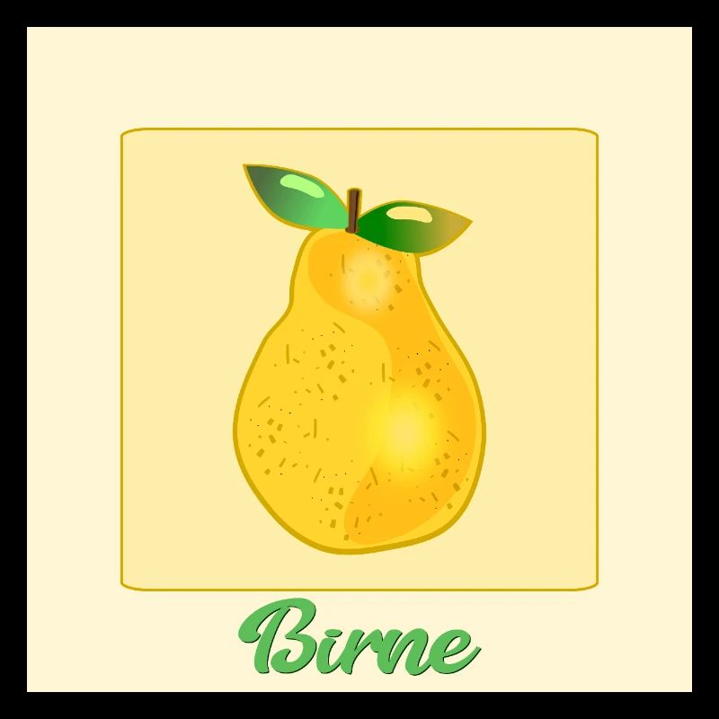 Birnenerntezeit Obst Birne