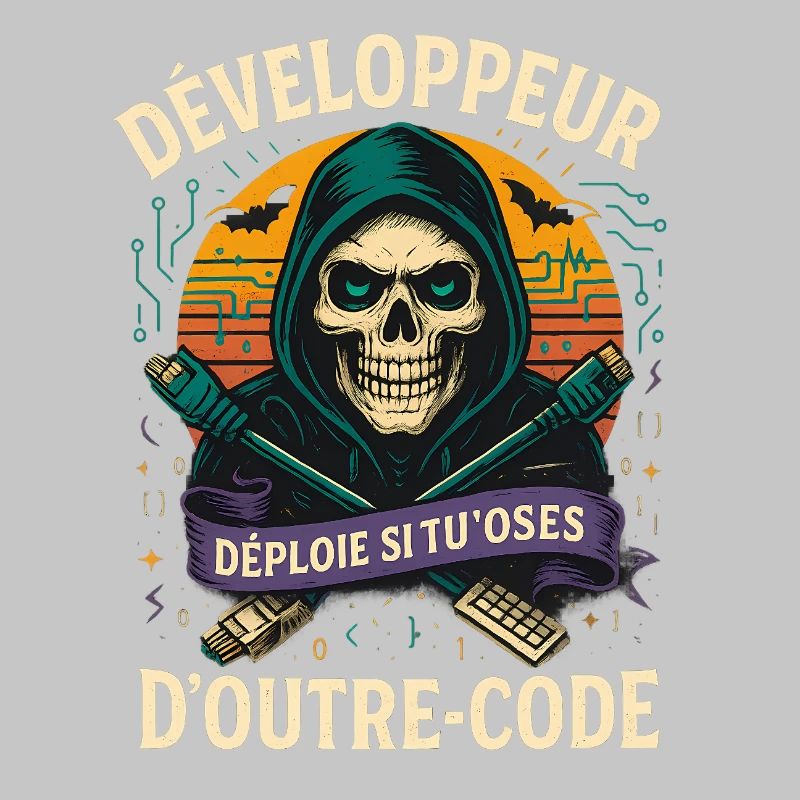 Web Developer - Halloween Skull