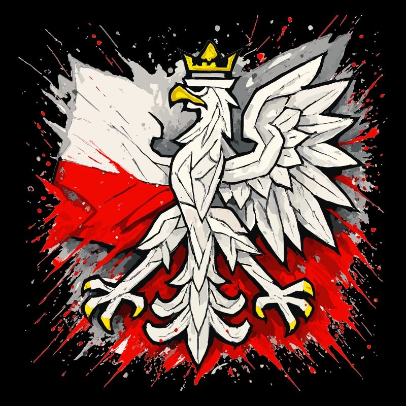 Poland Polska Eagle Flag Flag Abstract Gift