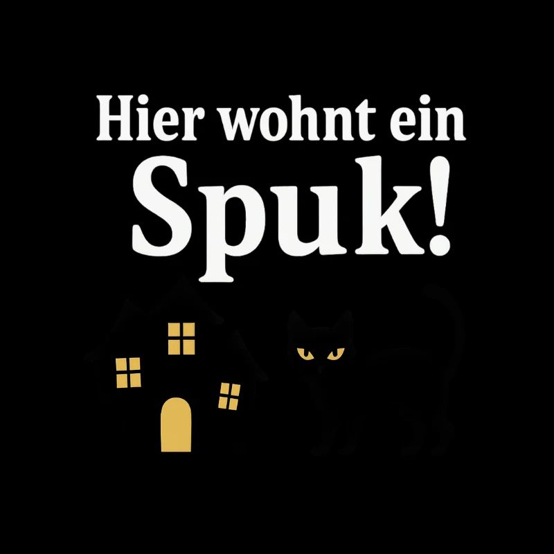 Cat house with haunted charm