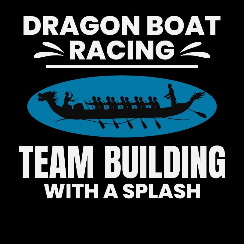 Synchronisiertes Paddelteam Drachenboot