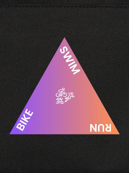 Triathlon Triangle Gradient
