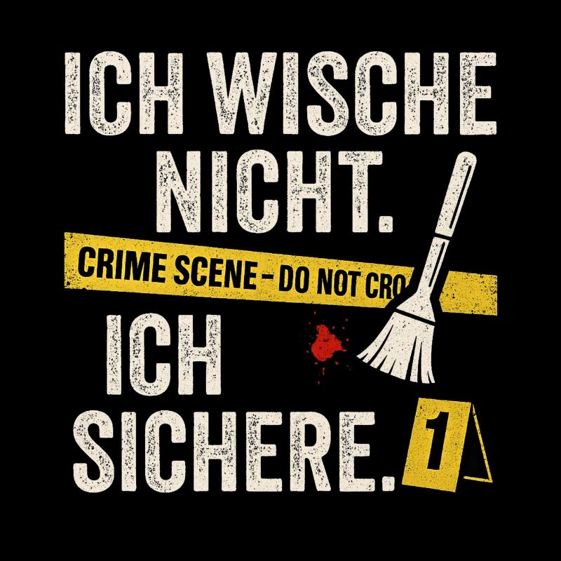 Ich wische nicht – ich sichere - Spurensicherung