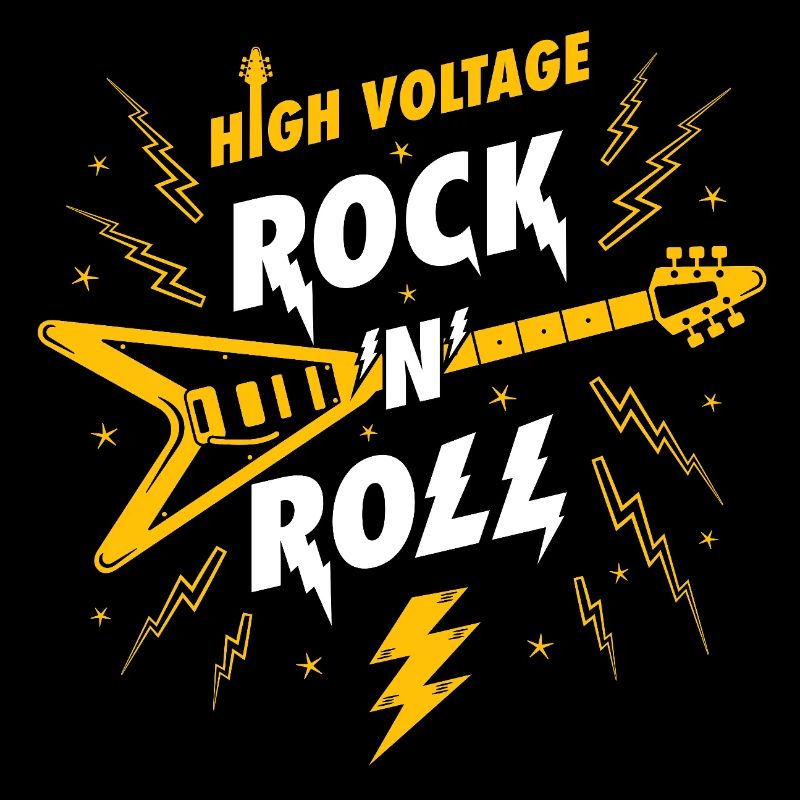 High Voltage Rockin Roll Guitar