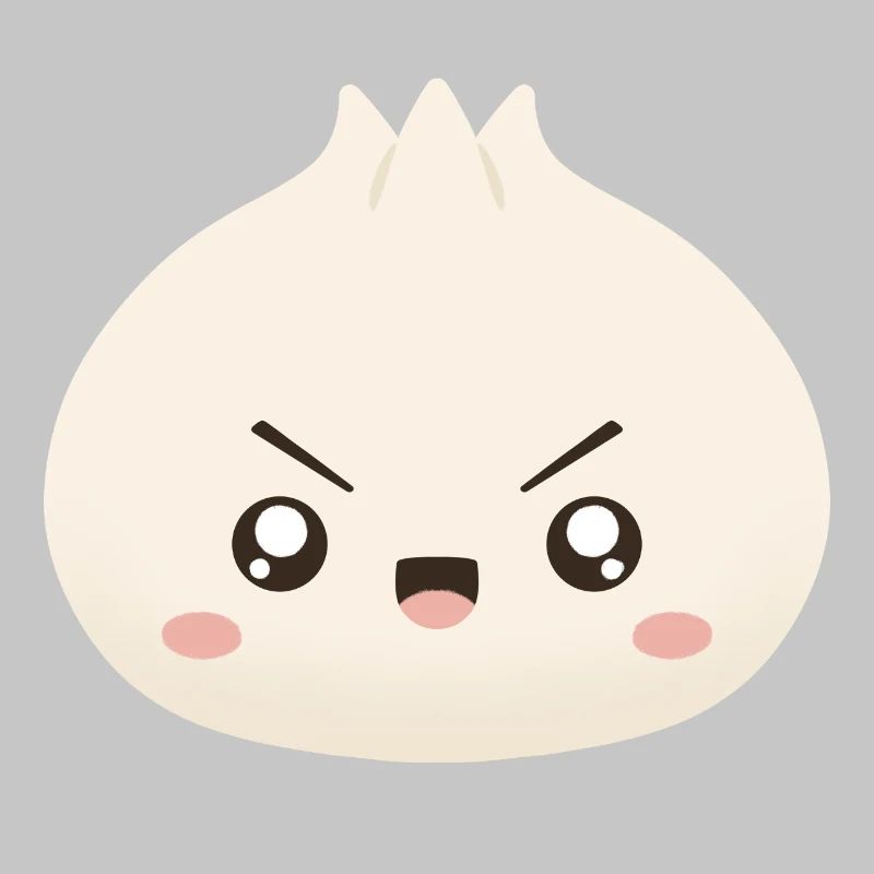 Mascotte mignonne de Grumpy Dumpling