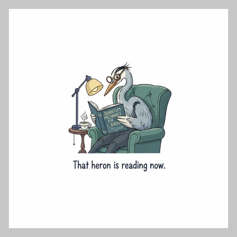 Quantenvogel-Lesen im Sessel