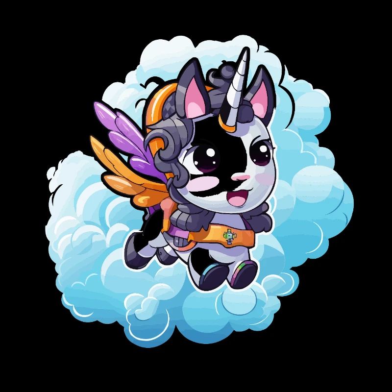 Little Unicorn Pony Cloud Flight