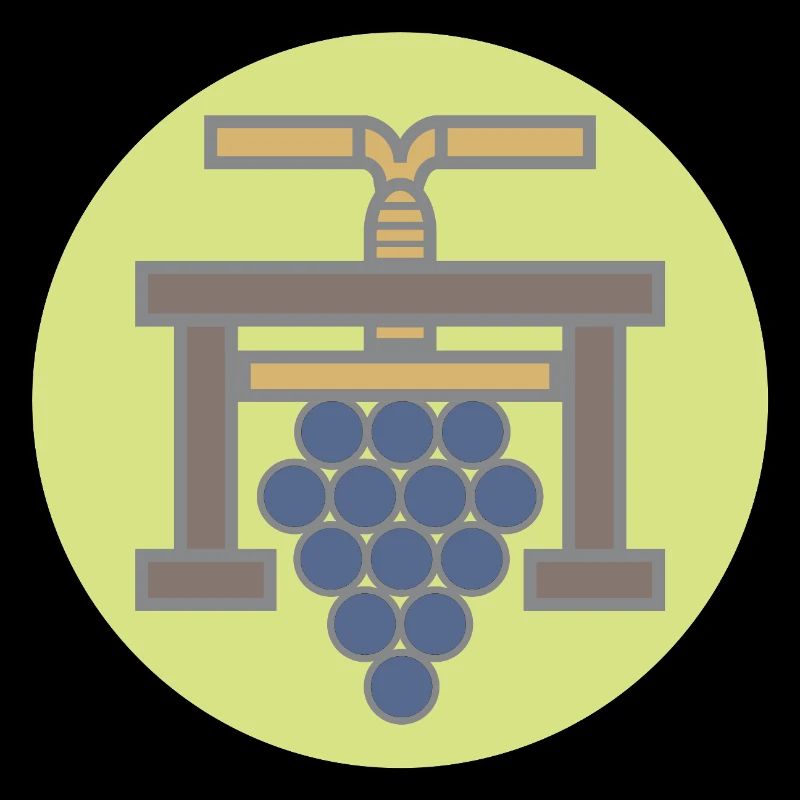 20506_Winzer, Vigneron Grapepresse Millésime