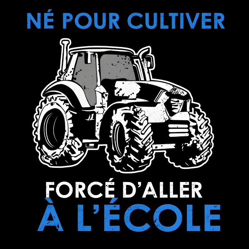 Né pour cultiver — forcé d’aller à l’école