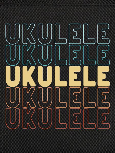 Ukulele typography