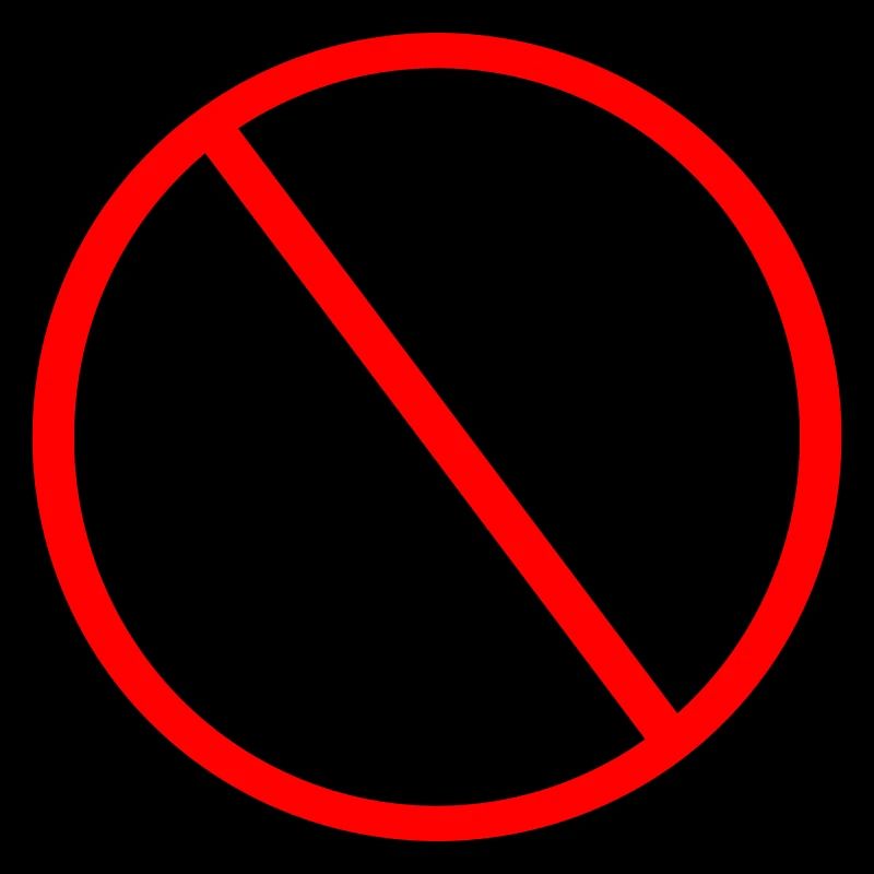 Panneau d’interdiction Panneau d’avertissement d’interdiction